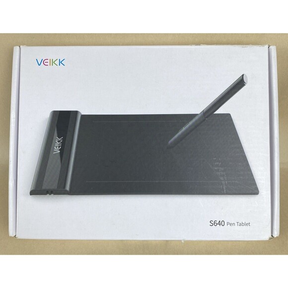 Veikk S640 6x4 inch Digital Drawing Pen Tablet with Battery-free Pen (Tested) - Picture 1 of 3